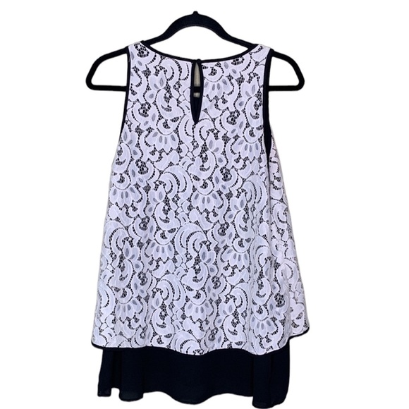 Alfani lace sleeve less top size 6 Fariy - Picture 2 of 10